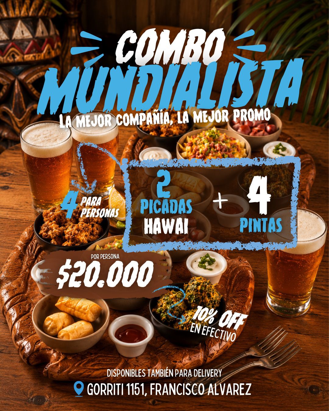 Foto de 🍻 Combo Picada Hawái